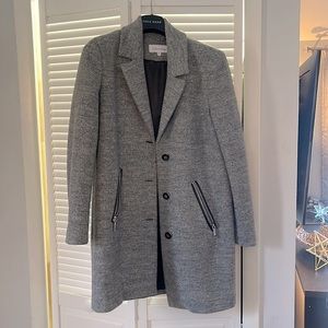 NWOT gray Calvin Klein peacoat